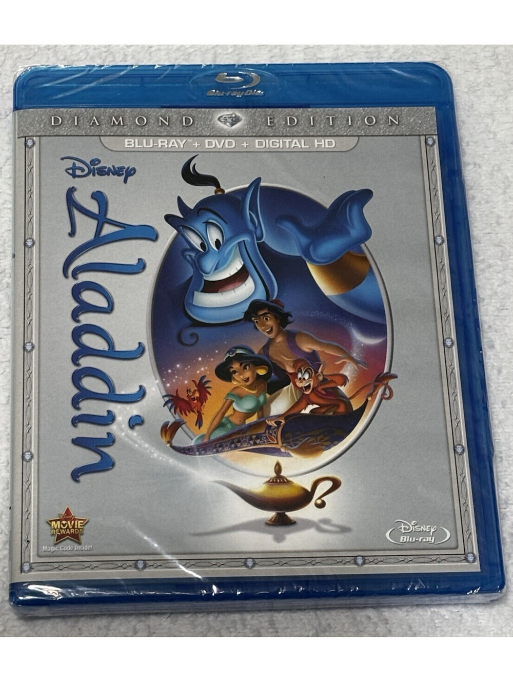 Aladdin Bluray and DVD 2-Disc Set Disney Diamond Edition (2015) || NEW